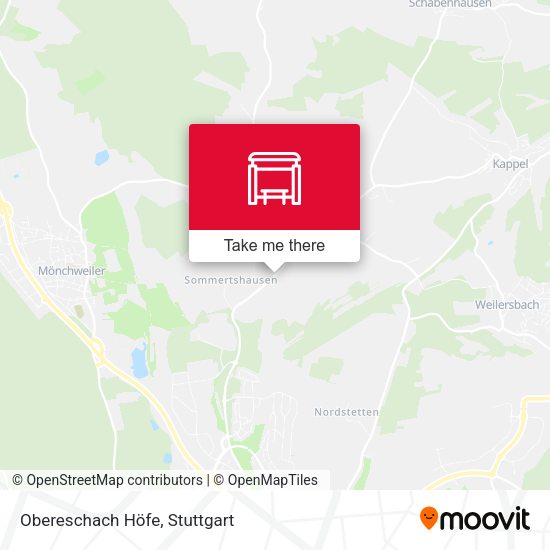 Карта Obereschach Höfe