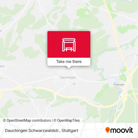 Карта Dauchingen Schwarzwaldstr.