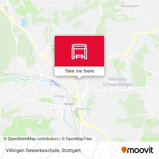 Карта Villingen Gewerbeschule