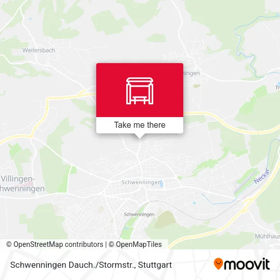 Карта Schwenningen Dauch./Stormstr.