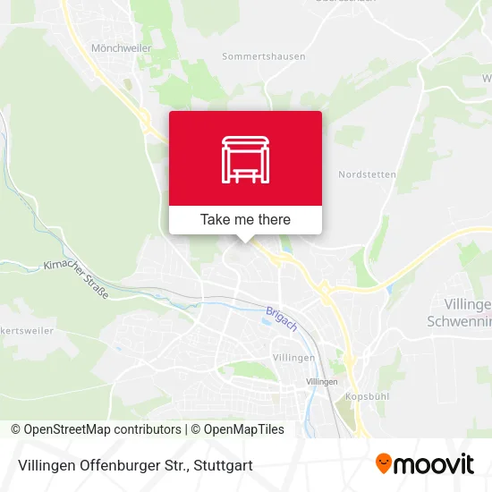 Карта Villingen Offenburger Str.