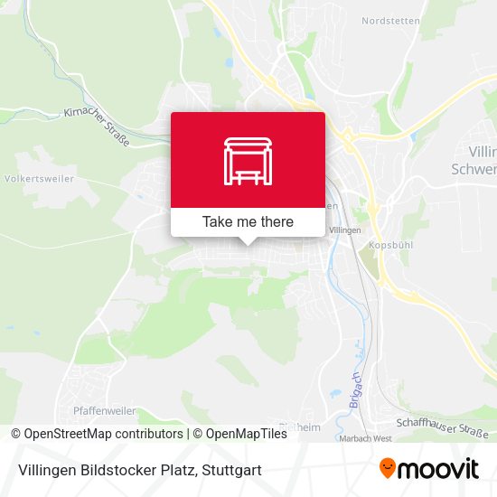 Карта Villingen Bildstocker Platz