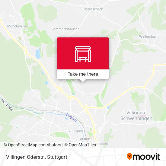 Карта Villingen Oderstr.