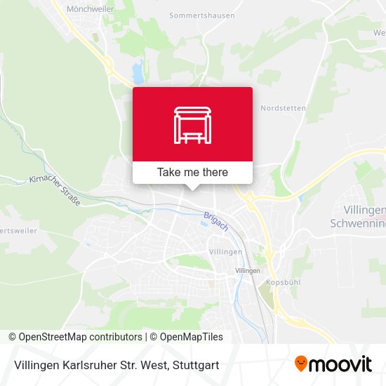 Карта Villingen Karlsruher Str. West