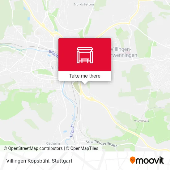 Карта Villingen Kopsbühl