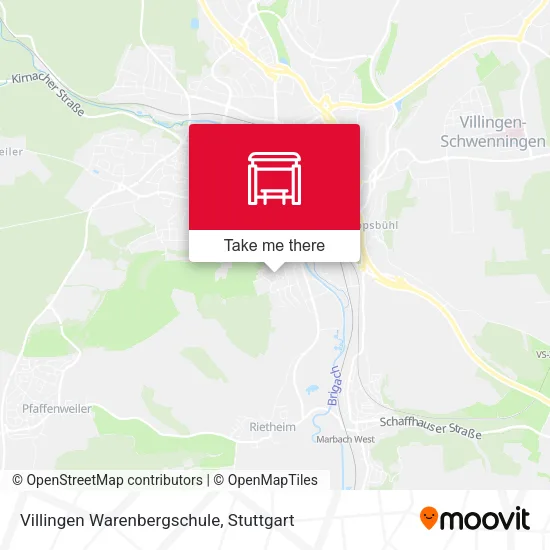 Карта Villingen Warenbergschule