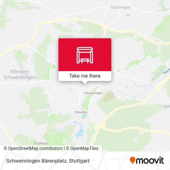 Карта Schwenningen Bärenplatz