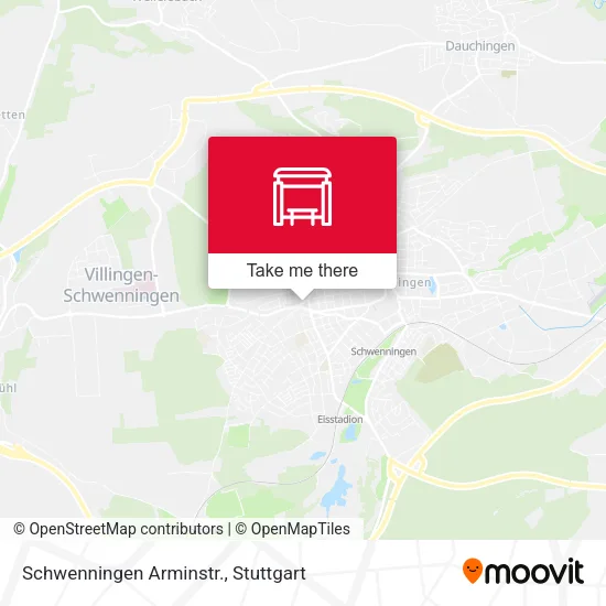 Карта Schwenningen Arminstr.