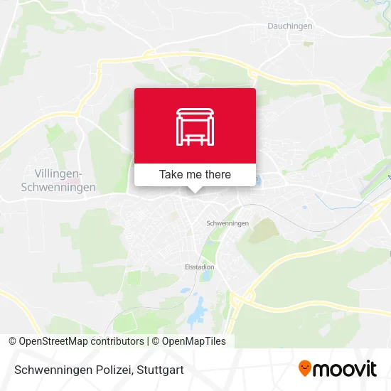 Карта Schwenningen Polizei