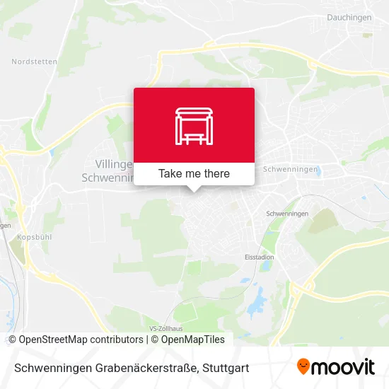 Карта Schwenningen Grabenäckerstraße