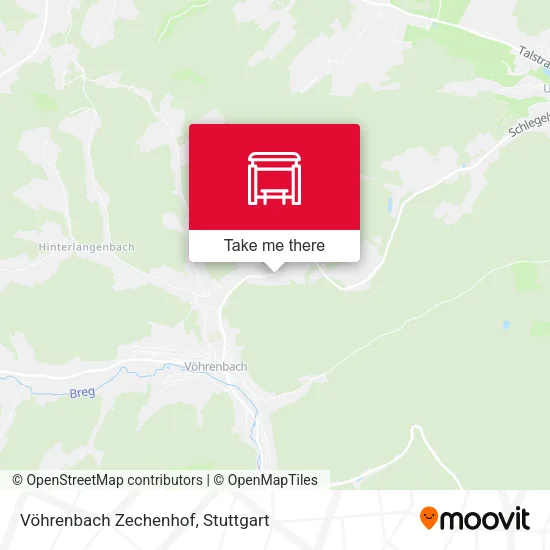 Карта Vöhrenbach Zechenhof