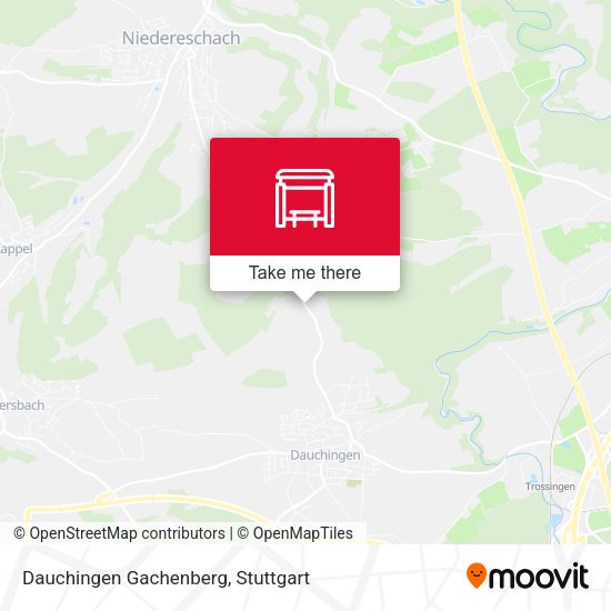 Карта Dauchingen Gachenberg