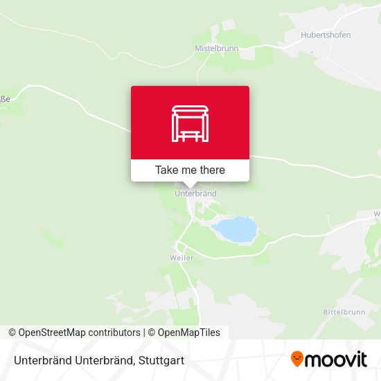 Карта Unterbränd Unterbränd