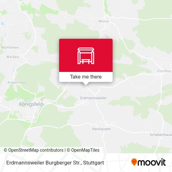 Карта Erdmannsweiler Burgberger Str.