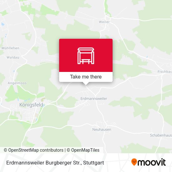 Карта Erdmannsweiler Burgberger Str.