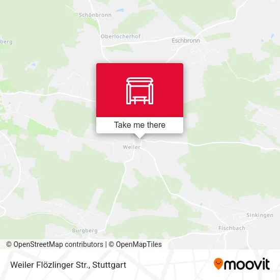 Карта Weiler  Flözlinger Str.