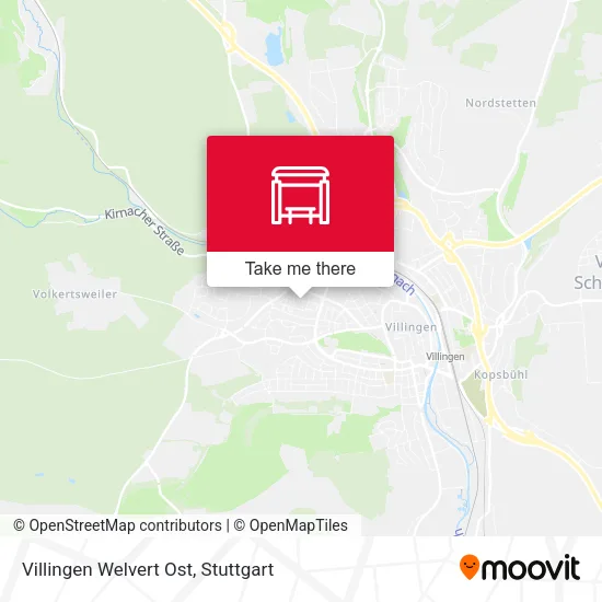 Карта Villingen Welvert Ost