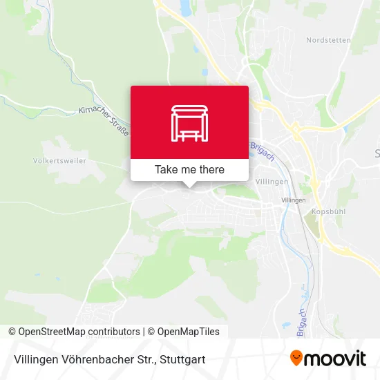 Карта Villingen Vöhrenbacher Str.