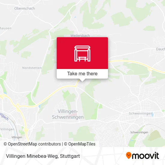 Карта Villingen Minebea-Weg