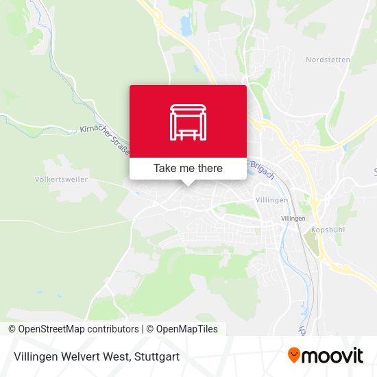 Карта Villingen Welvert West