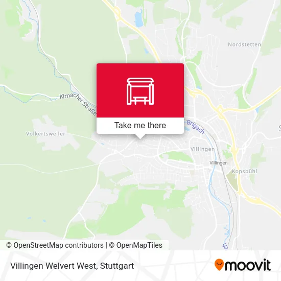 Карта Villingen Welvert West