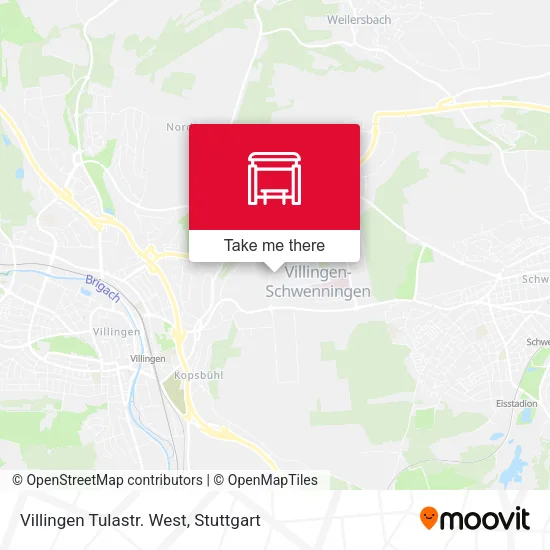 Карта Villingen Tulastr. West