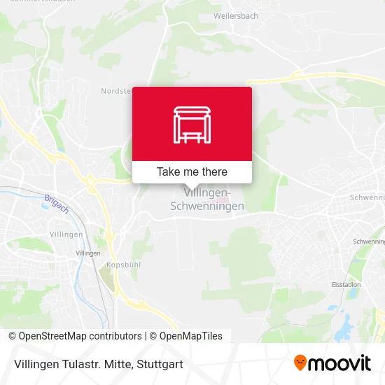 Карта Villingen Tulastr. Mitte