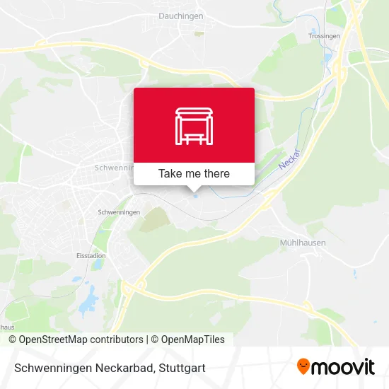 Карта Schwenningen Neckarbad