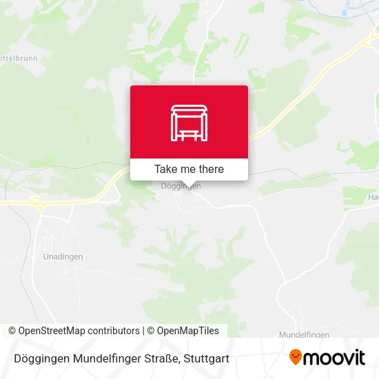 Карта Döggingen Mundelfinger Straße
