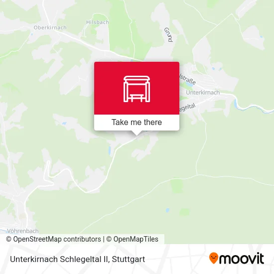 Карта Unterkirnach Schlegeltal II