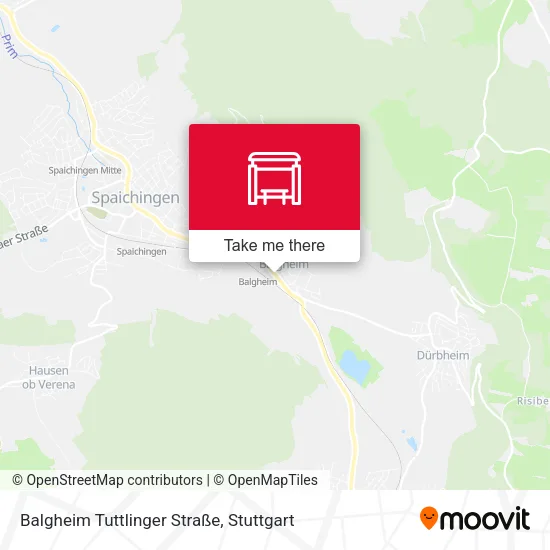Карта Balgheim Tuttlinger Straße