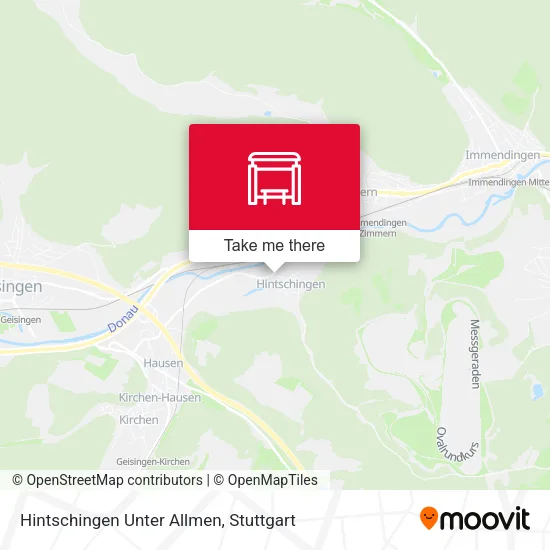 Карта Hintschingen Unter Allmen