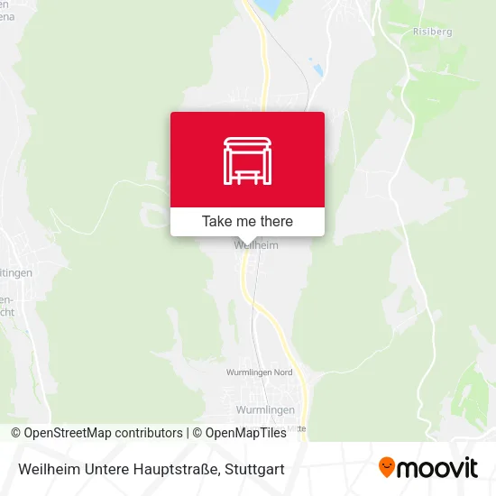 Карта Weilheim Untere Hauptstraße
