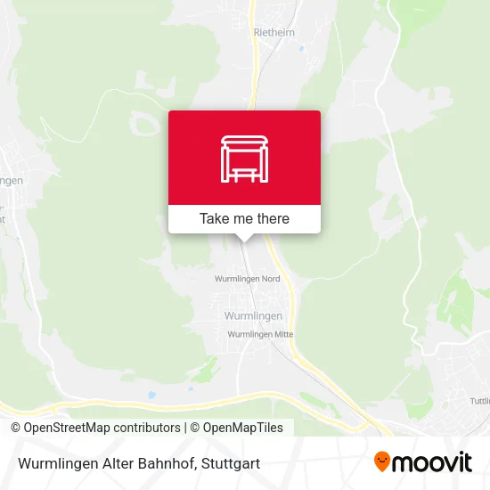 Карта Wurmlingen Alter Bahnhof