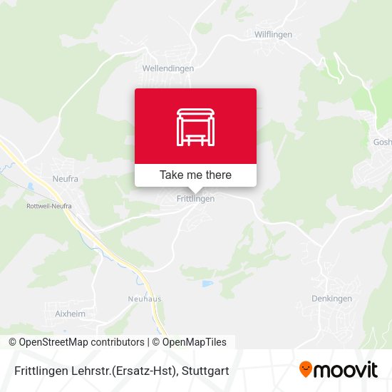 Карта Frittlingen Lehrstr.(Ersatz-Hst)