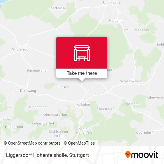 Карта Liggersdorf Hohenfelshalle