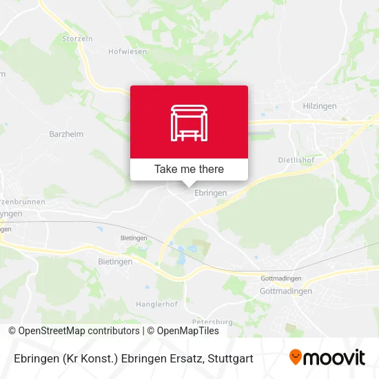 Карта Ebringen (Kr Konst.) Ebringen Ersatz