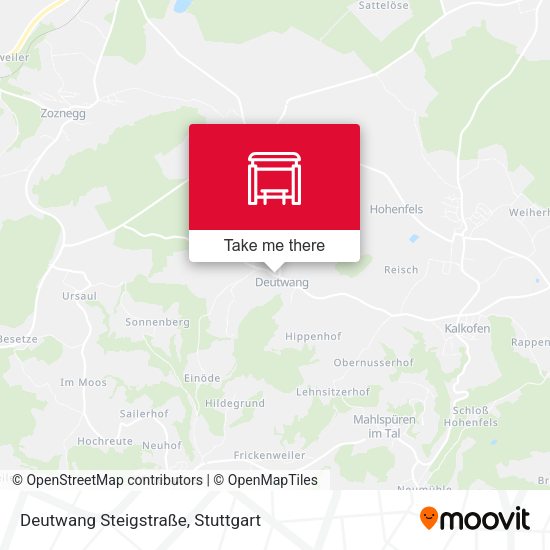 Карта Deutwang Steigstraße
