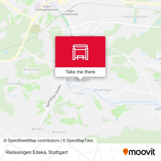 Карта Rielasingen Edeka
