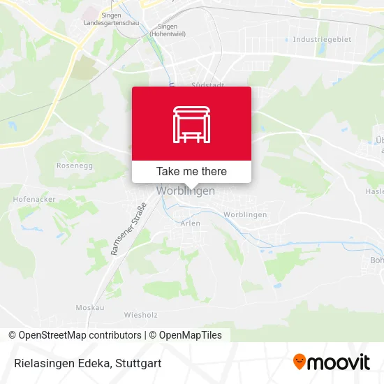 Карта Rielasingen Edeka