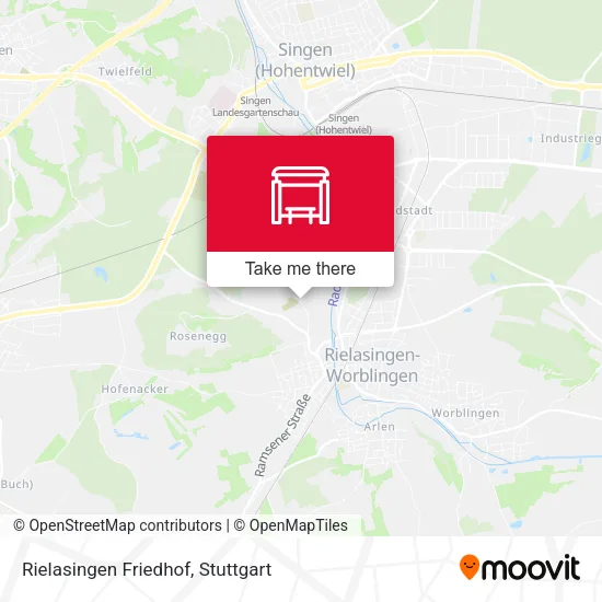 Карта Rielasingen Friedhof