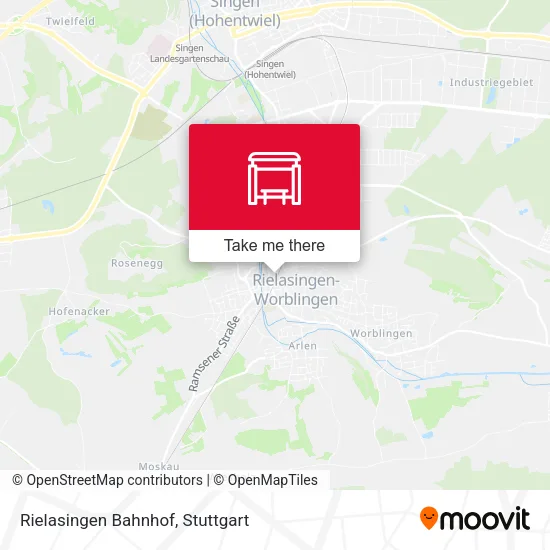Карта Rielasingen Bahnhof