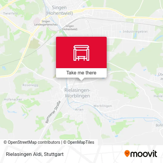 Карта Rielasingen Aldi