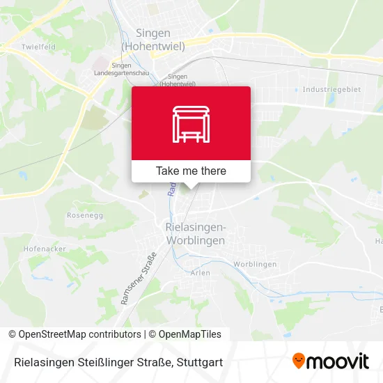Карта Rielasingen Steißlinger Straße
