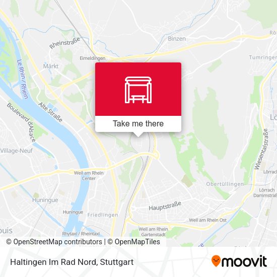 Карта Haltingen Im Rad Nord
