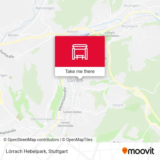 Карта Lörrach Hebelpark
