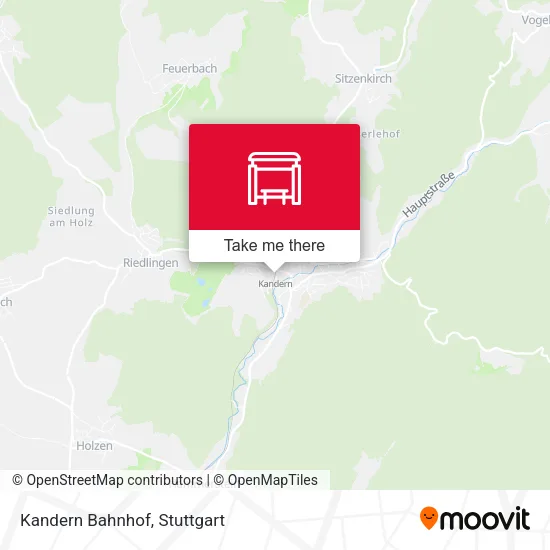 Карта Kandern Bahnhof