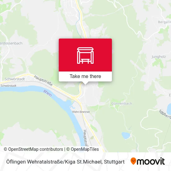 Карта Öflingen Wehratalstraße / Kiga St.Michael