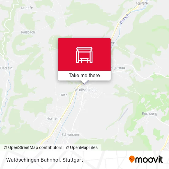 Карта Wutöschingen Bahnhof