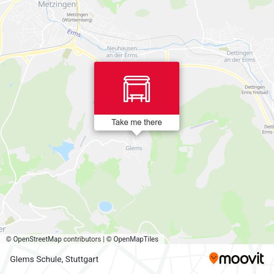 Карта Glems Schule